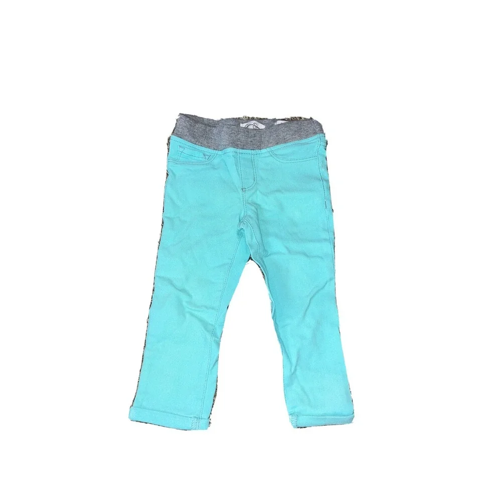 NEW JESSICA SIMPSON Aqua Pull on Legging Jegging Pants 6‎
